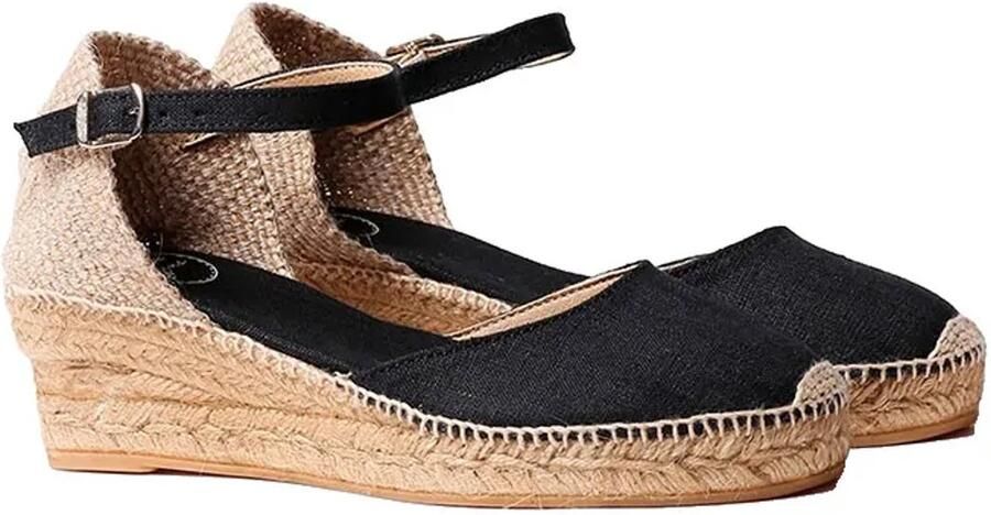 Toni Pons Romina Wedge Espadrilles Zwart Vrouw