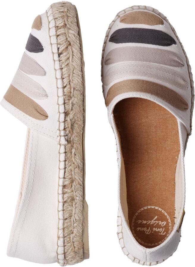 Toni Pons ROSE-CM Platte espadrille voor dames met linten ERDE