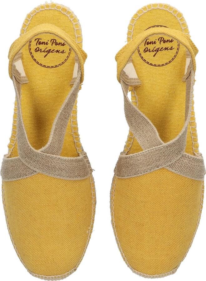 Toni Pons Verdi V Dames Espadrilles Croc | Geel | Canvas - Foto 4