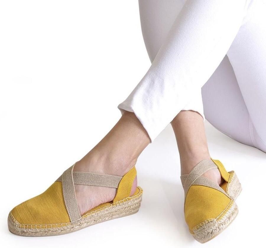 Toni Pons Verdi V Dames Espadrilles Croc | Geel | Canvas - Foto 2