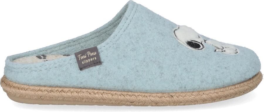 Toni Pons Snoopy Dames Pantoffels Vilt Cel