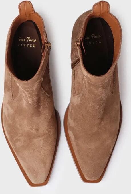 Toni Pons Suède enkellaarsjes voor dames IKIA-SY