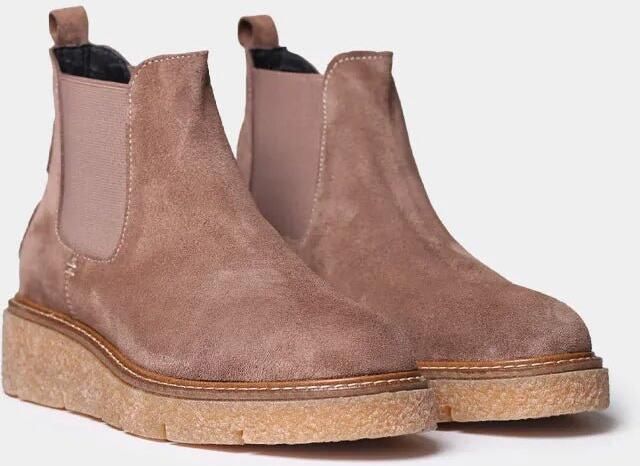 Toni Pons Suède enkellaarsjes voor dames met elastische zijpanelen NANTES-SY