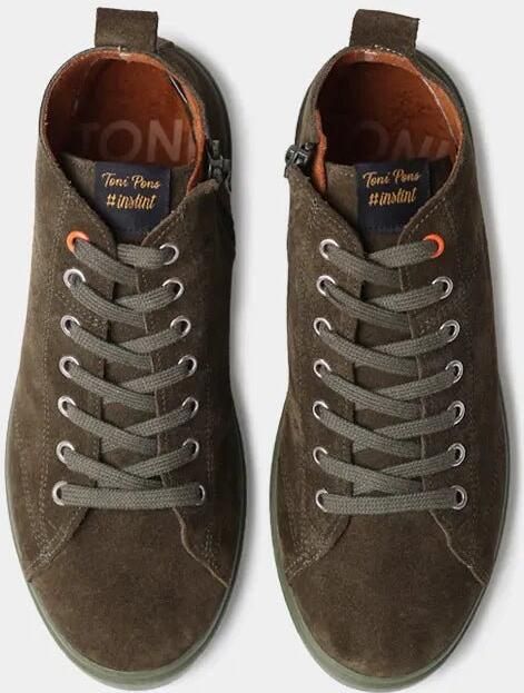 Toni Pons Suède enkellaarsjes voor dames met veters GUALBA