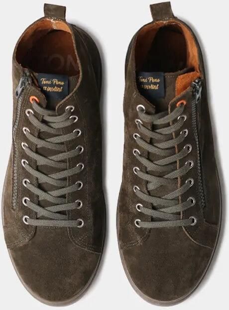 Toni Pons Suède enkellaarsjes voor heren met veters GORI