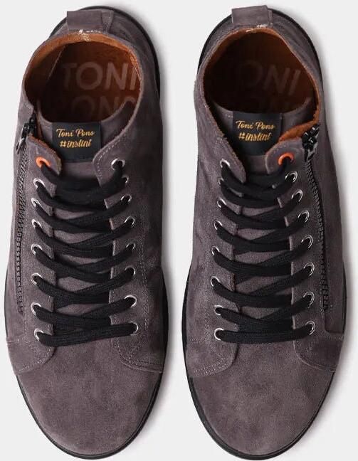 Toni Pons Suède enkellaarsjes voor heren met veters GORI - Foto 1