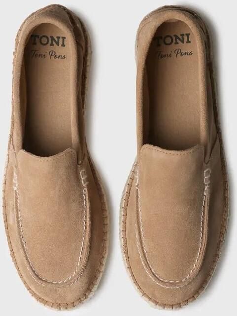 Toni Pons Suède espadrille in mocassinstijl voor heren MILO