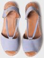 Toni Pons Suède espadrille met sleehak voor dames BILDA - Blauw