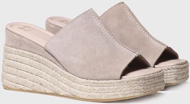 Toni Pons Suède espadrilles in klompstijl voor dames MIRIAM