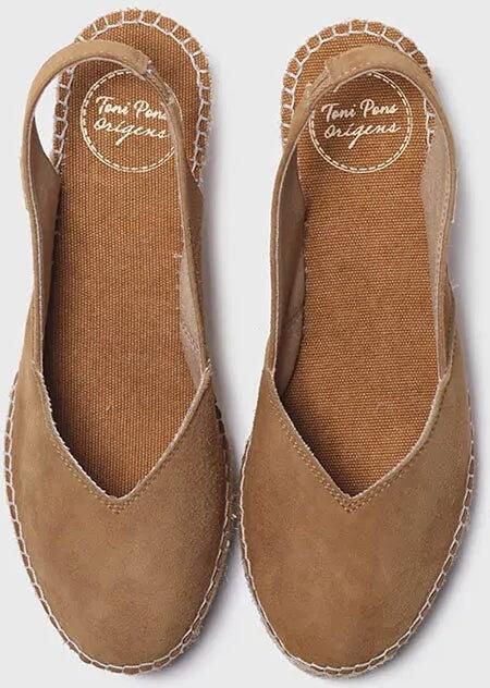 Toni Pons Suède espadrilles met sleehak voor dames BETTY-A