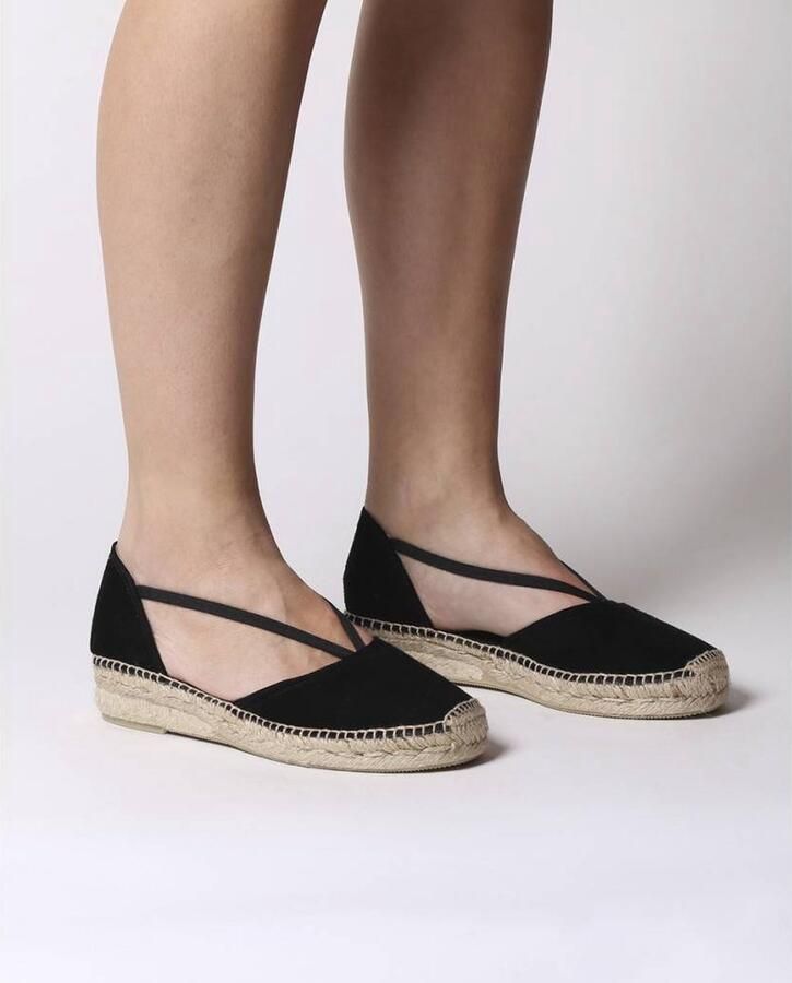 Toni Pons Suède espadrilles voor dames met bandjes ERLA-A