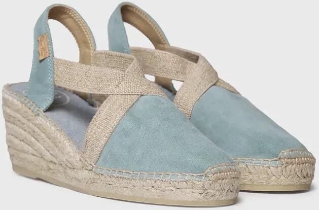 Toni Pons Suède espadrilles voor dames met elastiek TONA