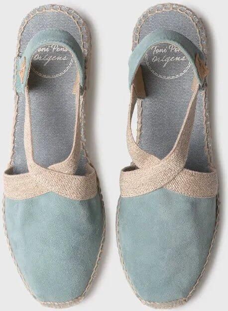 Toni Pons Suède espadrilles voor dames met elastiek TONA