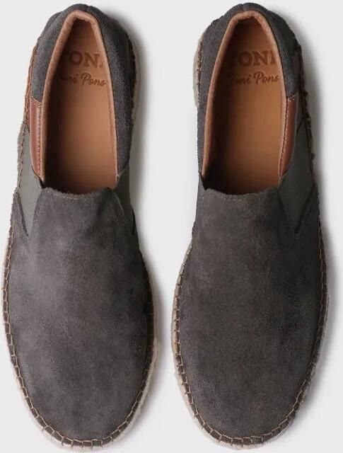 Toni Pons Suède espadrilles voor heren met elastiek MARCEL