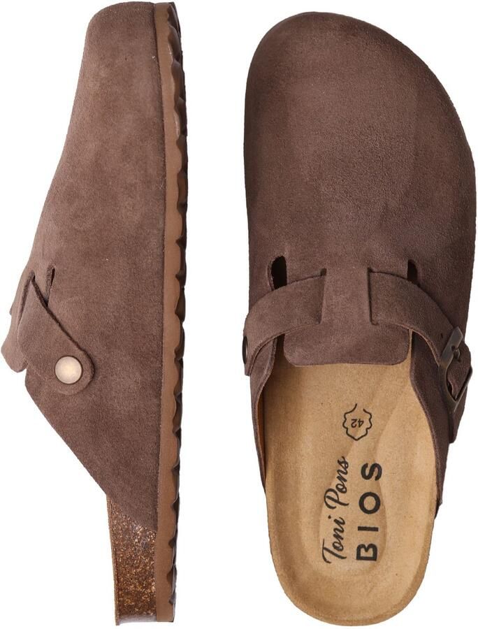 Toni Pons Suède herenklomp met gesp GREGOR-QT