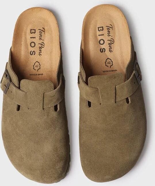 Toni Pons Suède herenklomp met gesp GREGOR-QT