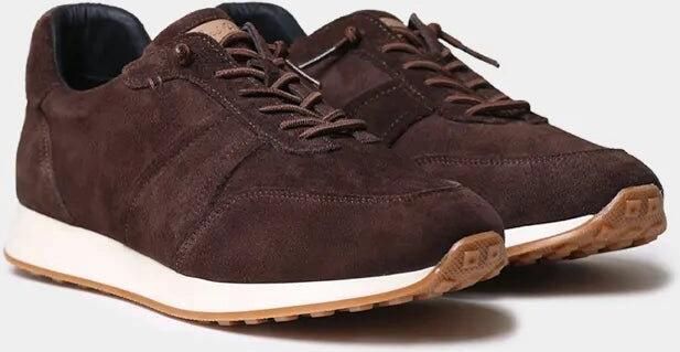 Toni Pons Suède herensneakers met elastische veters DORIAN