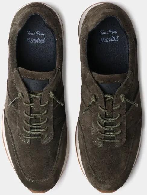 Toni Pons Suède herensneakers met elastische veters DORIAN