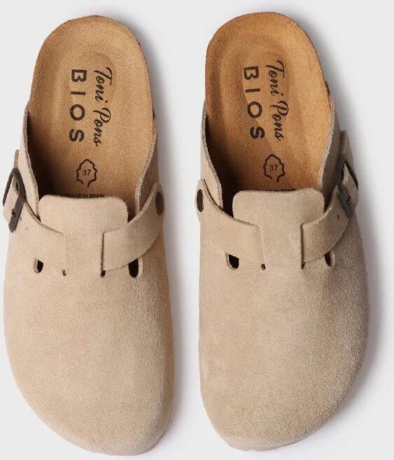 Toni Pons Suède klomp voor dames met gesp GEMINA-QT