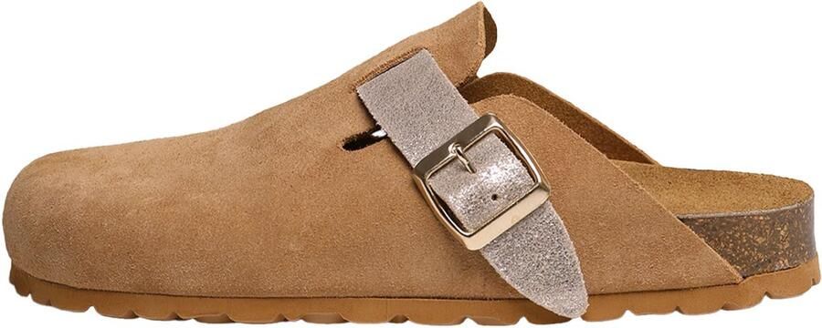 Toni Pons Suède klompen voor dames met gesp GILA-QT