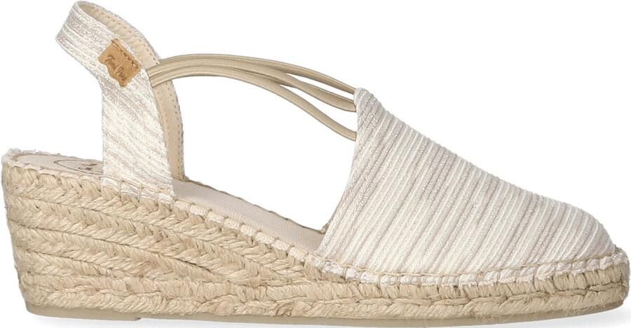 Toni Pons Tania-ZR Dames Espadrilles Cru