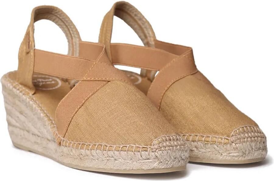 Toni Pons Veganistische espadrille met middelhoge sleehak TER