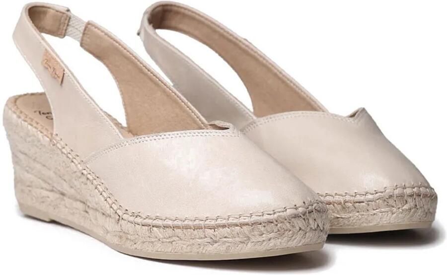 Toni Pons Termal Wedge Espadrilles Beige Vrouw