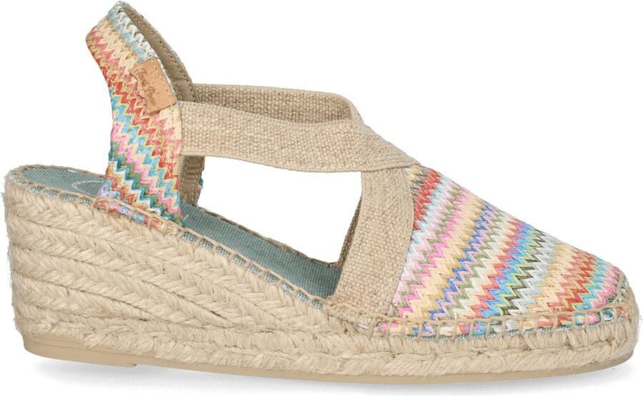 Toni Pons Terra-MH Dames Espadrilles Raffia Multi