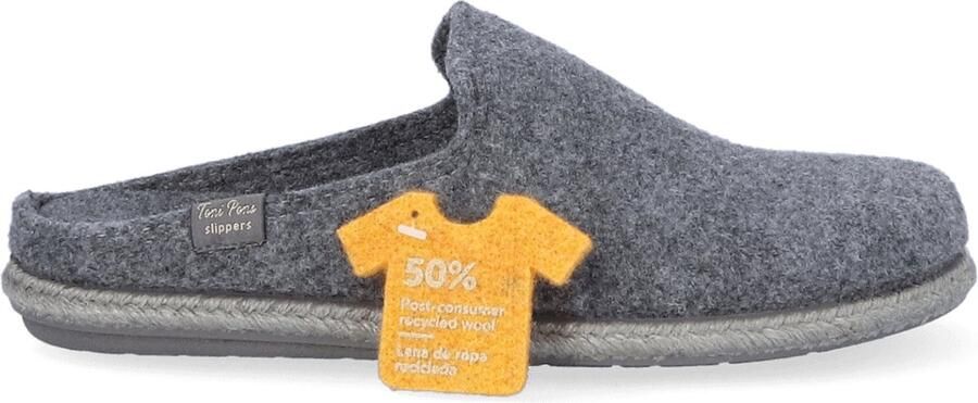 Toni Pons Tomas-RW Heren Pantoffels Gris
