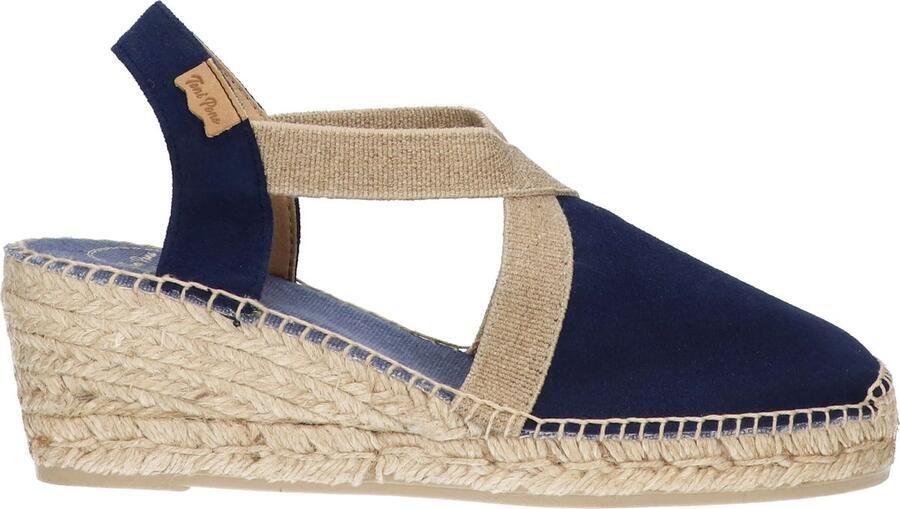 Toni Pons Tona Dames Espadrilles Mari | Blauw | Suède