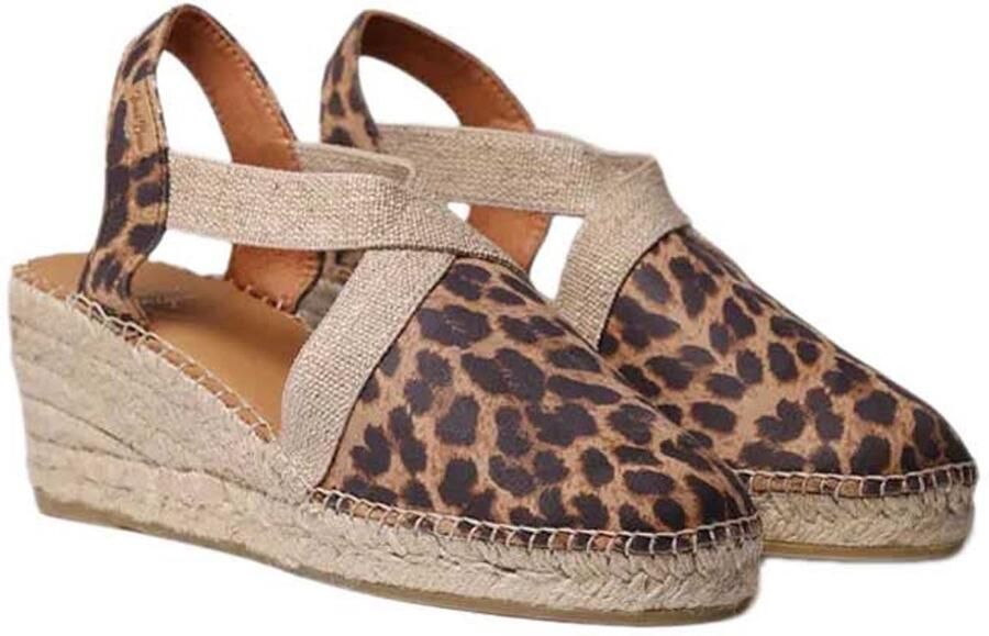 Toni Pons Tossa Wedge Espadrilles Bruin Vrouw