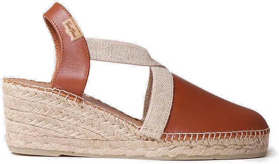 Toni Pons Tossa Wedge Espadrilles Bruin Vrouw