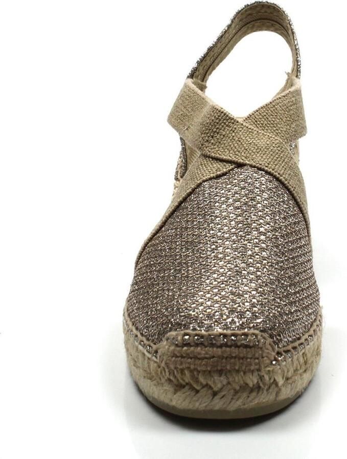 Toni Pons Triton Dames Espadrilles met sleehak Platinum - Foto 16