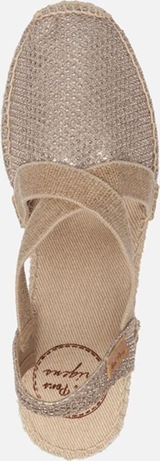 Toni Pons Triton Dames Espadrilles met sleehak Platinum - Foto 14