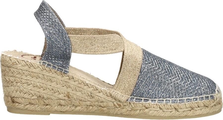 Toni Pons Triton Dames Espadrilles Textiel Blauw