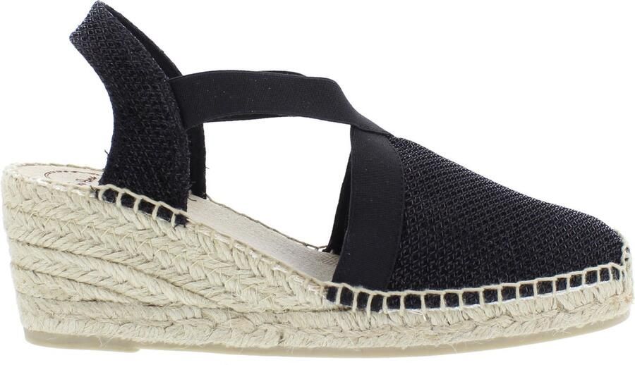 Toni Pons Triton Dames Espadrilles Zwart