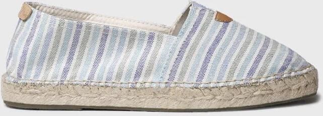 Toni Pons Unisex gestreepte platte espadrilles BLANES-RN