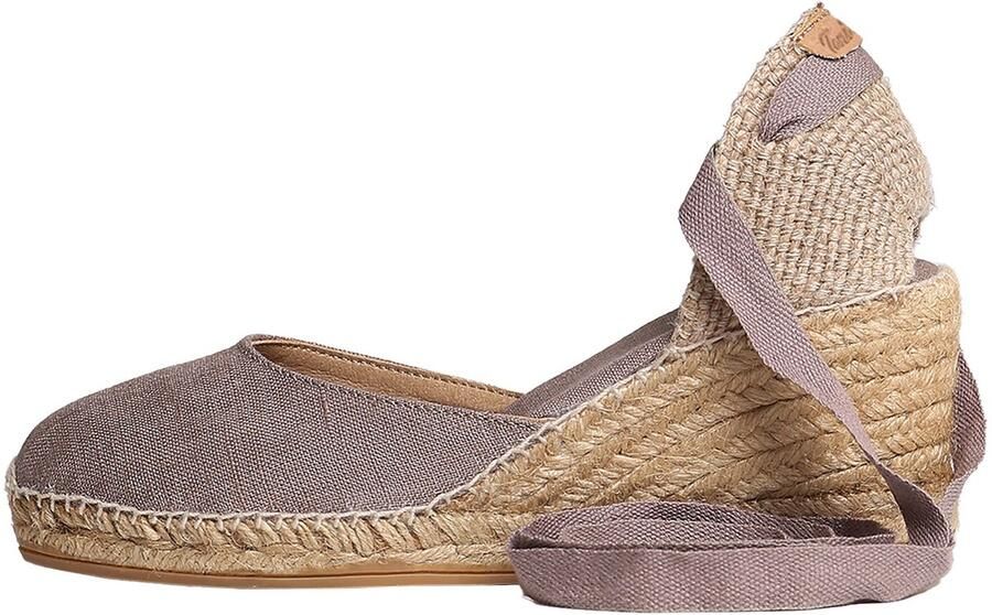 Toni Pons Valenciaanse espadrille met wigvormige zool en nerven CALONGE