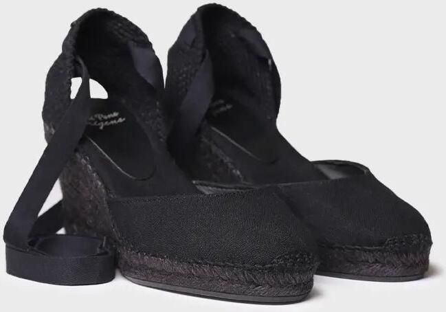 Toni Pons Valenciaanse espadrille voor dames met sleehak en linten FLORINA