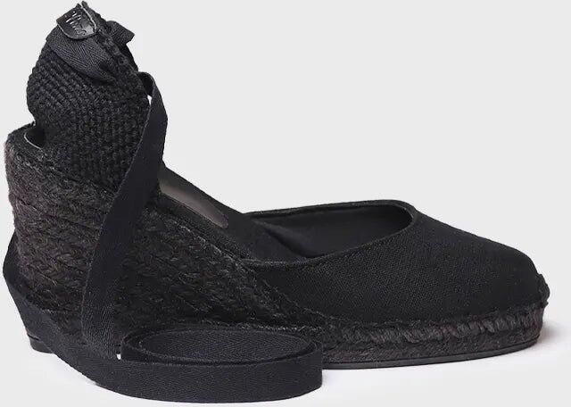 Toni Pons Valenciaanse espadrille voor dames met sleehak en linten FLORINA