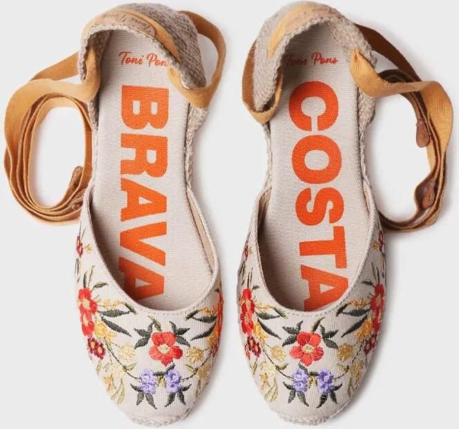 Toni Pons Veelkleurige Valenciaanse espadrille voor dames CASTELL
