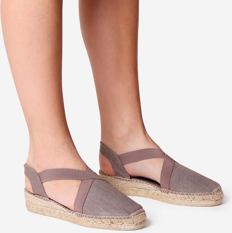 Toni Pons Vegan platte espadrilles voor dames met elastiek VERONA