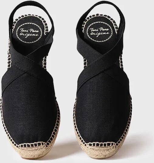 Toni Pons Vegan platte espadrilles voor dames met elastiek VERONA