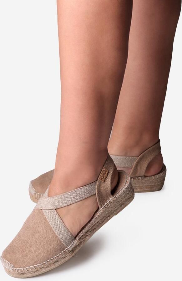 Toni Pons Vegan platte espadrilles voor dames van katoen VERDI-V - Foto 1