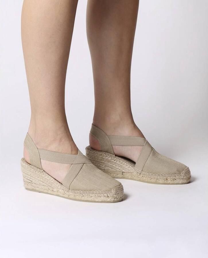 Toni Pons Veganistische espadrille met middelhoge sleehak TER