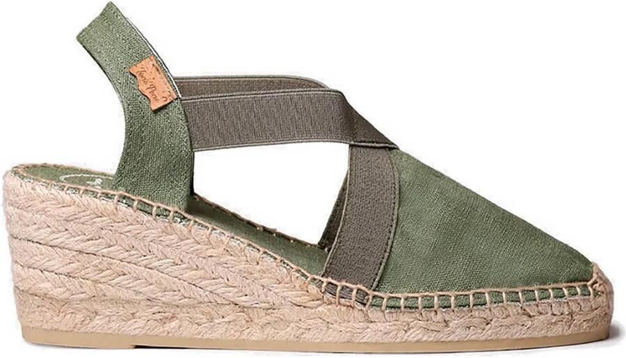 Toni Pons Veganistische espadrille met middelhoge sleehak TER