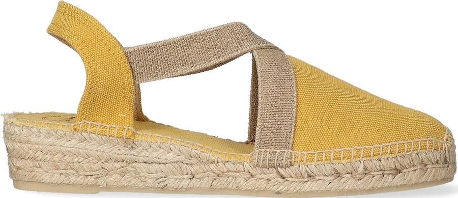 Toni Pons Verdi-V Dames Espadrilles Croc Geel Canvas VERDIVgroc