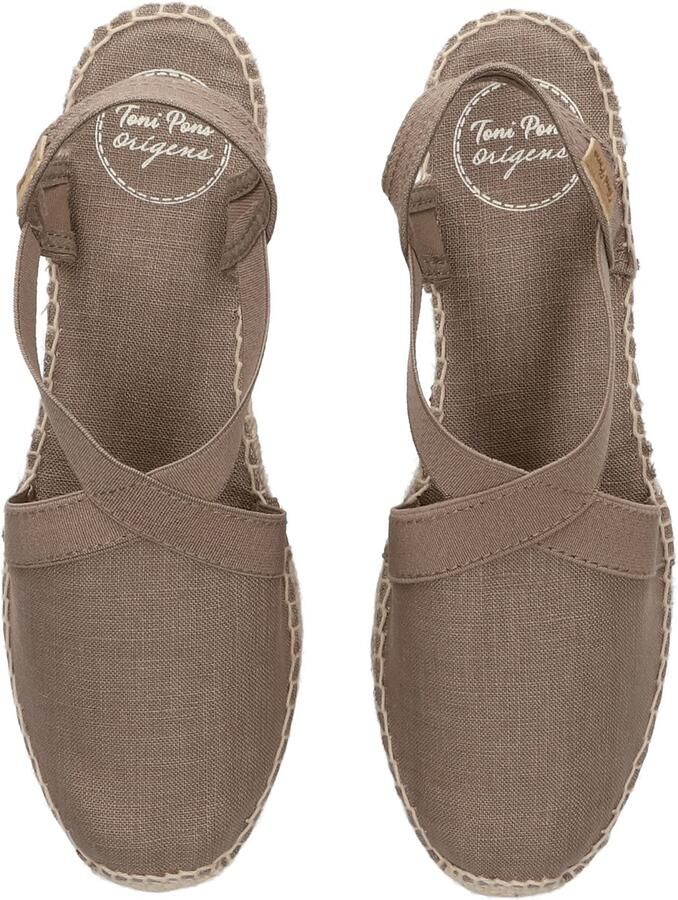 Toni Pons Verona Dames Espadrilles Taupe - Foto 3