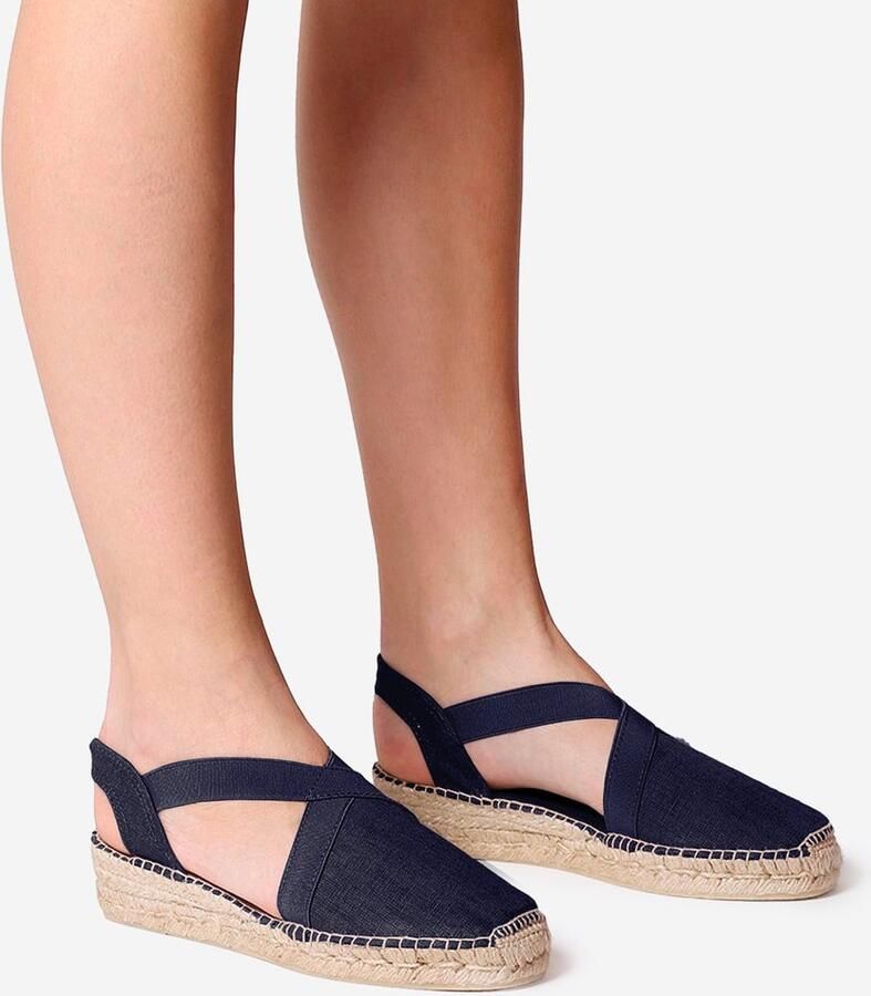 Toni Pons VERONA Veganistische platte espadrilles voor dames met elastiek MARI