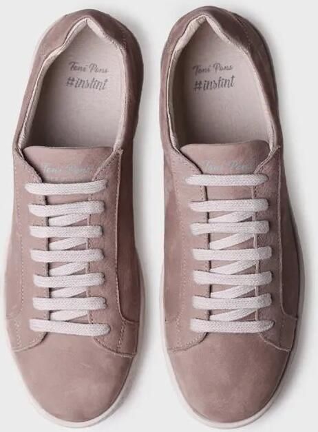 Toni Pons Vetersneakers voor heren van nubuck leer DALMAU